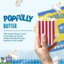 POPFULLY Butter Popcorn Fully Pops, Sharing Bags, Buttery Flavor, Big Pop, Micro Popcorn Bags, 3-Pack (EXP 12/23/26)