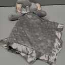 Pro Goleem Elephant Security Blanket, Soft Lovey Unisex Lovie Baby Gifts for Boys and Girls Snuggle Toy Stuffed Animal Newborn Essentials and Items Grey 16 Inch