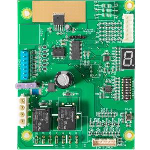 1006801R Control Board 1006800/1 For Nordyne Intertherm Revolv Miller E7 & B6 Series Electric Furnace Air Handler Printed Circuit Board w/Electric Heat, Fixed-Speed High-Efficiency, Single Stage