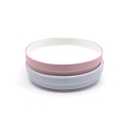 Elk and Friends Kids 7.8” Porcelain White Plates with Silicone Sleeves | Suitable for Babies/Toddlers | Microwave & Dishwasher Safe | Non Slip Dinnerware | Snack Dishes | 2 Pack