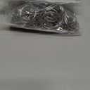 40 Pack Openable Curtain Rings with Clips Metal Hangers Ring, Drapery Clips Hooks, Decorative Curtain Rod Clips Hangers 1.5 Inch Interior Diameter Eyelets(Silver,1.5")