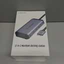 Lemorele MacBook Pro Air Docking Station w/150W Power Adapter, 12 in 2 USB C Laptop Docking Station 2 HDMI 4K@60Hz, 18W PD 3.0 5Gbps, USB C 3.0 & 4 USB 3.0, RJ45 Ethernet SD/TF Audio