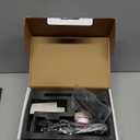 Hoimpro LED Waterfall Bathroom Faucet Brushed Nickel, Single Handle Bathroom Sink Faucet 1 Hole, 3 Colors Light Changing, with Pop-up Drain and cUPC Supply Lines, Stainless Steel