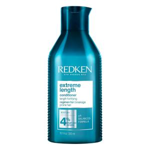 Redken Extreme Length Conditioner For Damaged Hair - Fortifies, Strengthens and Conditions Hair, Infused With Biotin & Castor Oil For Hair Growth (10.1 Fl Oz (Pack of 1))