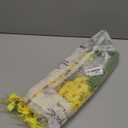 Nubry 12pcs Artificial Orchids Flowers Fake Silk Dancing Lady Orchid Faux Long Stem Flowers in Bulk for Home Wedding Office Party Festive Indoor Outdoor Decoration (Yellow)