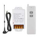 6000 ft Long Distance DC12V 24V 36V 48V Remote Control Switch 433Mhz Remote Transmitter, 12V 30A Remote Relay High Power Water Pump Motor Lighting Industrial Wireless Control Relay