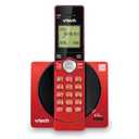VTech Cordless Phone for Home with Caller ID/Call Waiting, CS6919-16 Landline Phones, Illuminated Keypad, Full Duplex Speakerphone, Wall Mount, Red