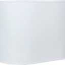 Aspen Creative 37001A Transitional Oval Hardback Shaped Spider Construction Lamp Shade in Off-White, 13 1/2" wide (8" + 13 1/2") x (8" + 13 1/2") x 10 1/2", 8" x 13.5" x 10.5"
