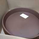 Plant Saucer Tray for Ceramic Plastic Pots, 18 inch Plant Saucers for Indoors, Pot Saucers Trays, Bird Bath Bowls, Flower Planter Water Drip Trays for Pots Base (18", Brown)