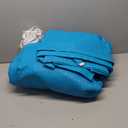 SUNNY GUARD 12' x 16' Turquoise Blue Rectangle Sun Shade Sail UV Block for Outdoor Patio Garden 