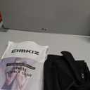 Cimkiz Men's Waist Trainer Sauna Suit Shirt, Gym & Exercise Compression Vest, Sweat-Boosting Workout Top (Large, Black)