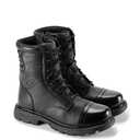 Thorogood GEN-Flex2 8” Side-Zip Black Tactical Boots for Men and Women - High-Shine Leather Heel & Toe with Goodyear Storm Welt and Slip-Resistant Outsole - 8.5 D(M) US