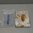 Gibelle Brown Eucalyptus Shower Curtain, Watercolor Plant Leaves with Floral Bathroom Shower Curtain Set, 72x72