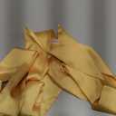 obmwang Women's Wedding Sash Belt Ribbon Satin Scarf Waist Belts for Special Occasion Dress Bridal Sash Belt 1.96'' Wide (Yellow)