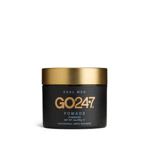 GO247 Pomade - Medium Hold, High Shine Pomade for Men - Water-Activated Formula for Easy Restyling - Controls Frizz & Flyaways - Ideal for Sleek, Polished Looks, 2 Oz, Period After Opening: 12 Months 