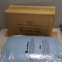 CozyLux Full Size Comforter Sets Grayish Blue, 7 Pieces Pintuck Bed in A Bag Blue Comforter Full Size, Pinch Pleat Bedding Sets with All Season Comforter, Sheets, Pillowcases & Shams