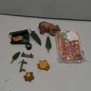 13 Pcs One Happy Camper Cake Topper Happy Camper Cake Decorations Forest Birthday Party Decorations Fireside Woodland Camping Topper for Camping 1st Birthday Party Photo Prop