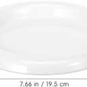 Amosfun Ceramic Pasta Food Tray Munchies Dinner Plate - 7.6 Inch Ceramic Dish Plate Key Jewelry Trinkets Storage Tray