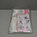 PigPotParty 10 Pack 30x40 Inch Large Easter Cellophane Bags for Gift Baskets with Pink Ribbon Bows, Easter Clear Plastic Basket Wrap with Decorative Ties for Birthday, Wedding, Girl's Baby Shower