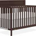 Dream On Me Avery 5-in-1 Convertible Full-Size Baby Crib, Chocolate Chip, 54.8"L x 29.3"W x 42.8"H