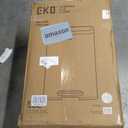 EKO Madison Brushed Stainless 50 Liter/13.2 Gallon Step Trash Can with Inner Liner - Fingerprint Resistant Finish (50L)