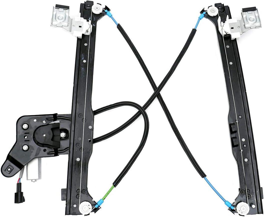HICKS 741-578 Rear Driver Left Side Power Window Regulator with Motor Compatible with 2002-2006 Chevy Avalanche 1500 2500, 2001-2006 Chevy Silverado 1500, 2000-2006 Chevy Suburban 1500 2500