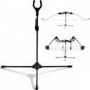 Archery Bow Stand - 14.6" Height Lightweight Bow Stand, Foldable Bow Rack Holder Legs for Recurve Bow Compound Bow Longbow