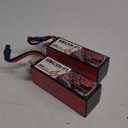 4S Lipo Battery 7600mAh 14.8V 120C with EC5 Connector Hard Case for RC Car Truck Tank RC Buggy Truggy RC Model Racing Hobby(2 Pack)