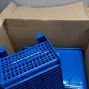 MATTHEW Cleaning Blue 22Quart Compact Mop Bucket INCL.2 Pcs Mop Head with Side Press Wringer On Wheels,Tandem Portable Floor Cleaning Wavebrake,Ideal for Household,Industrial,Restaurant,Janitorial Use