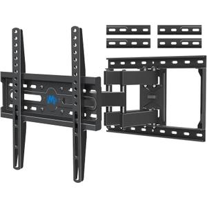 Mounting Dream TV Wall Mount for Most 32-65 Inch TV, Full Motion TV Mount with Dual Arms, Wall Mount Bracket with Swivel and Tilt, Fits 16", 18", 24" Studs, Max VESA 400x400mm, 99 LBS, MD2380-24K