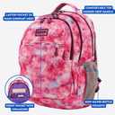 J World Cornelia High School Backpack for Girls. Pattern Bookbag for Kids, Purple Galaxy, One Size