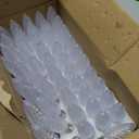 50 Pack C9 Christmas Lights LED Replacement Bulbs, Shatterproof & Waterproof Plastic C9 Led Bulbs for Outdoor String Lights, E17 Base, 0.6W Equivalent to 7W, 2700K, 50 Lumens Holiday Decoration