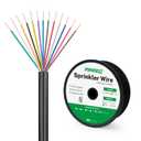 FIRMERST 18/13 Solid Sprinkler Wire for up to 12 Valves System 250 Feet