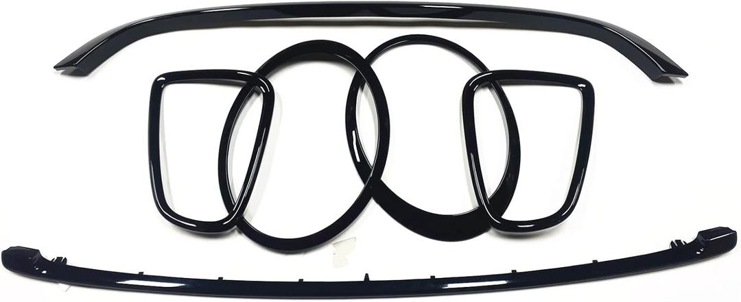 Front Rear Light Eyelid Frame Grille Trim For MINI COOPER R55 R56 R57 JCW Style Glossy Black