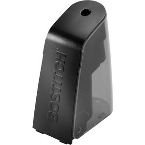 Bostitch Office Battery Pencil Sharpener, Hinged Tray, Colored Pencil Compatible, Blue (BPS2-BLUE) (BPS2-BLK) (Black)
