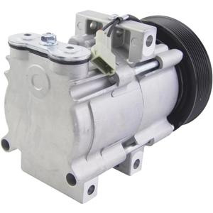 AC Compressor with A/C Clutch compatible with For Ford Crown Victoria F-150 Mustang Excursion F-250 F-350 For Lincoln Mercury 1994-2009 CO 101290C