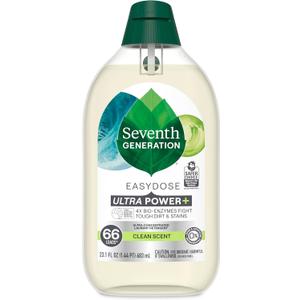 Seventh Generation, Laundry Detergent Ultra Power Plus Clean Scent, 23.1 Fl Oz