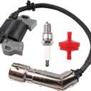 994-00128 Ignition Coil with Spark Plug for Cub Cadet XT1-LT42 4X90HW AX90HUC AX90HUB 547cc MTD CLT42H CLT46CVT 4X90HU