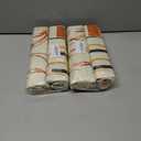 2 x YUJUN 4 Pack Fall Pillow Covers Decoration,18x18in Buffalo Plaid Farmhouse Pumpkin Maple Leaves Thanksgiving Fall Throw Pillows Cushion Case Couch Decor for Autumn Home Outdoor Decorations (White)