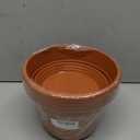 4Pack Plastic Plant Pots with Drainage Holes and Tray, 7 inch Thickened Indoor Planters Seedlings Nursery Pots for Flowers, African Violet, Succulent and All House Plants, Terracotta