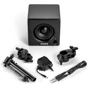 Alesis Nitro Amp 70W 3" Compact Electric Drum Monitor Speaker for Practice and Lessons, Rack-Mountable with Clamps Included (3 inch Woofer)