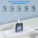 qi2 [Apple Certified] Magnetic Wireless Charger, 10FT Long 25W iPhone MagSafe Charger Fast Phone Charging Pad Wireless Magnetic Braid Cable Charge for iPhone 17/17 Pro/17 Pro Max/Air/16 ProMax/15/14/13/12
