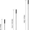 BARAYSTUS Crack Weeder, Stainless Steel Manual Crevice Weeding Tool, Long Handle Weed Grabber Remover, L-Shaped Manual Weeder Puller, Durable Crevice Weeding Tool for Sidewalk Garden Patio Lawn