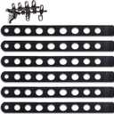 (6-Pack) Replacement Bike Rack Cradle Straps .49" Ladder-Style Strap Holes Compatible with Thule 1/2" Tab 534 Bike Rack Straps Replacement
