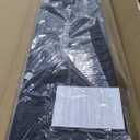 FDW Room Divider 6FT Wall Divider Wood Screen 4 Panels Wood Mesh Hand-Woven Design Room Screen Divider Indoor Folding Portable Partition Screen,Black