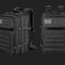 Ciana Military Tactical Backpack, Polyester lining, Zipper closures, Size is Approximately: 13" Wide x 20" Tall x 11" Depth