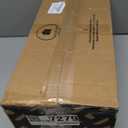 MALACASA 3 Tier Serving Trays for Party, 14 Inch Porcelain White Trays for Serving Food, Dessert Stand with Collapsible Gold Metal Rack