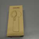 Rican Handheld Portable Hand Fan with Air Cooling Cooler High Speed Rechargeable Power Electric USB Personal Hand Held Turbo Small Mini Pocket for Outdoor Travel (Grey)