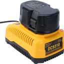Lasica DC9310 Fast Charger Compatible with Dewalt 18V Battery Charger DC9310 Compatible with DeWalt 7.2V-18V XRP NiCad/NiMh Batteries DW9116 DC9096 DC9098 DC9099 DW9098 DW9099 DW9096 DW9072 DW9061