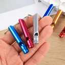 200 PCS Emergency Whistles with Keychains, Aluminum Survival Whistle Extra Loud Safety Whistles Multicolor Waterproof Bulk for Outdoor Camping Hiking Boating Referee Lifesaving Training